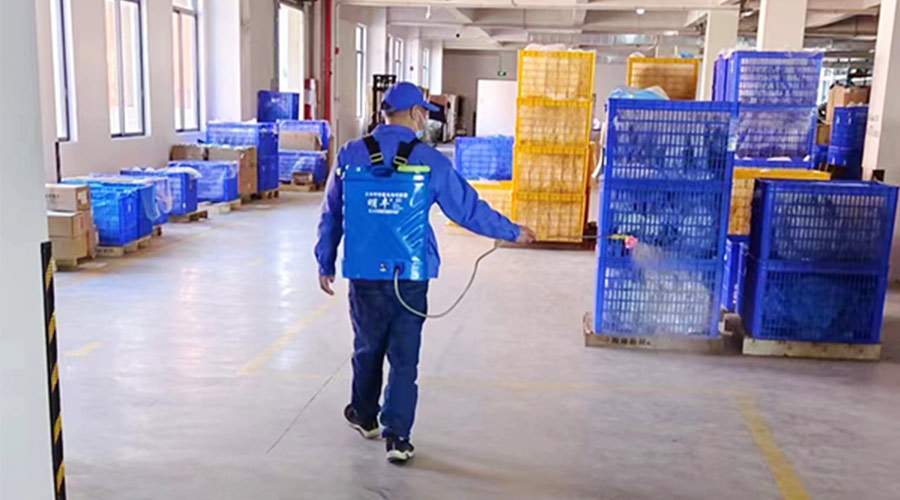 健康和安全放首位！金環(huán)電器全面開(kāi)展工廠除菌工作